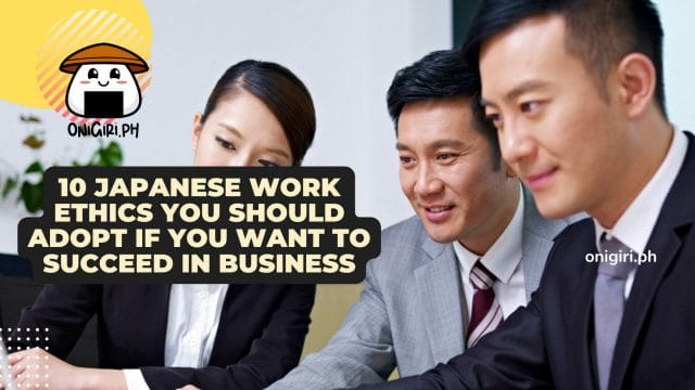 Japanese work ethics banner