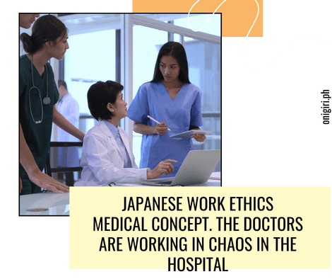 japanese work ethics medical concept
