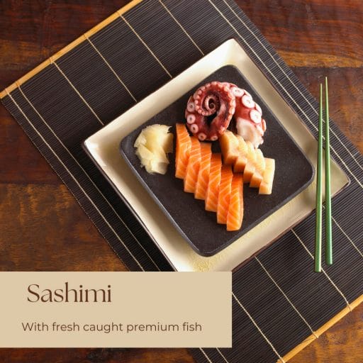 Sashimi with Fresh Caught Premium Fish