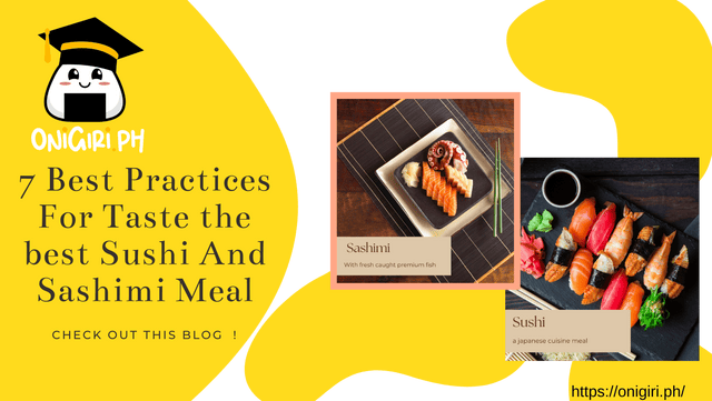 taste the best sushi and sashimi meal cuisine