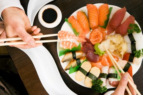 Taste the best Sushi and Sashimi Meal