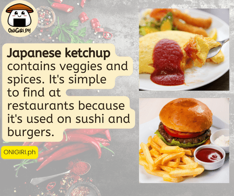 japanese ketchup veggies and spices