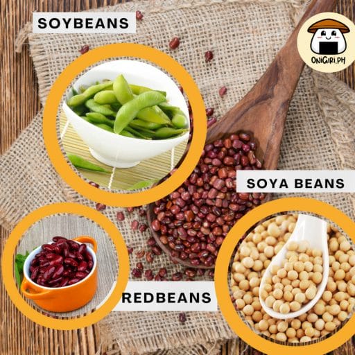 kinds of japanese beans 