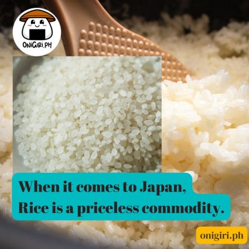 Japan Rice is priceless commodity
